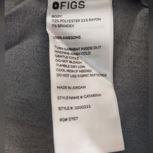 Figs Graphite Scrub Set - Picture 5 of 6